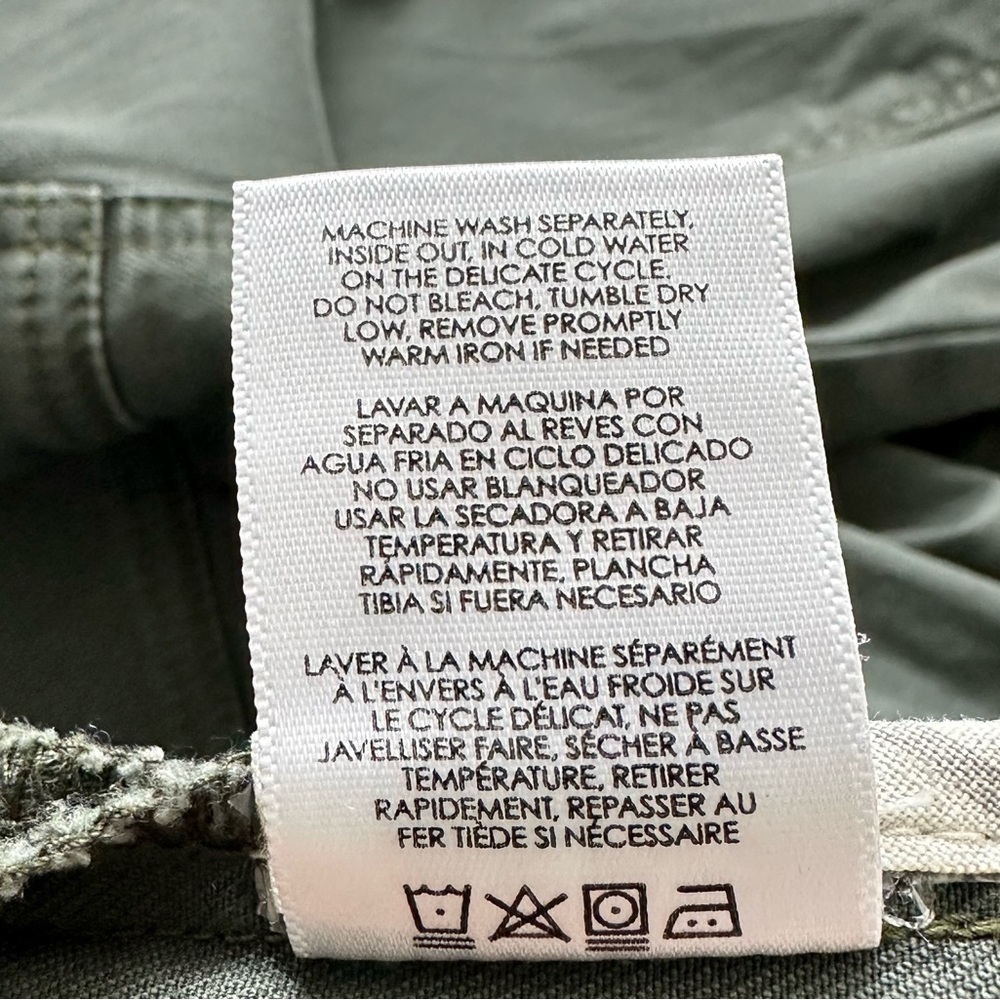 Cabi Cargo Jacket, Olive Green Cargo Button Front Jacket, Size Medium - Picture 10 of 11
